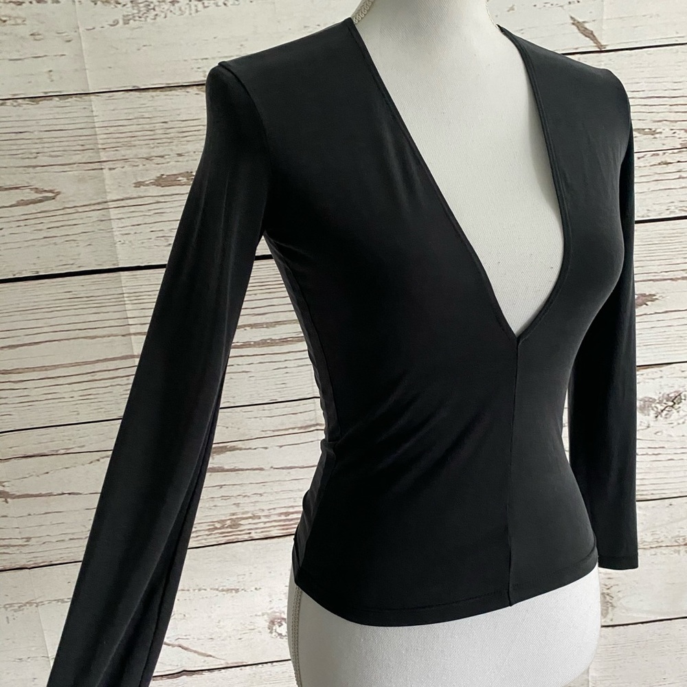 American Apparel Deep Grey V-Neck